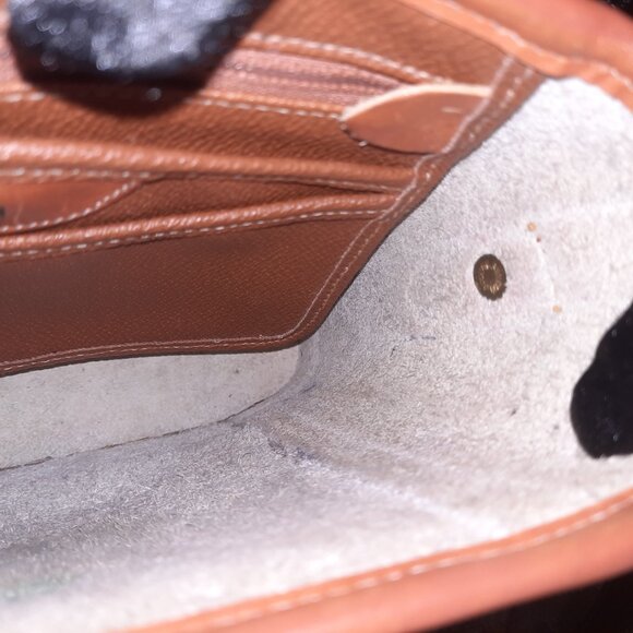 SOLD! Dooney & Bourke Leather Mini Dover Crossbody Vintage Hand Painted - Picture 15 of 16